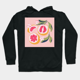 Citrus on pink Hoodie